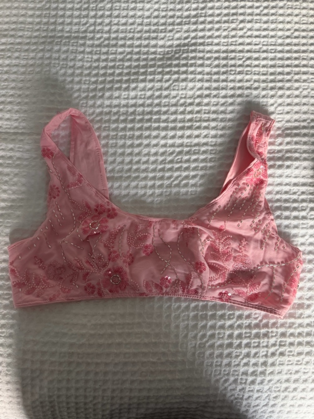 embroidered beaded bralette
